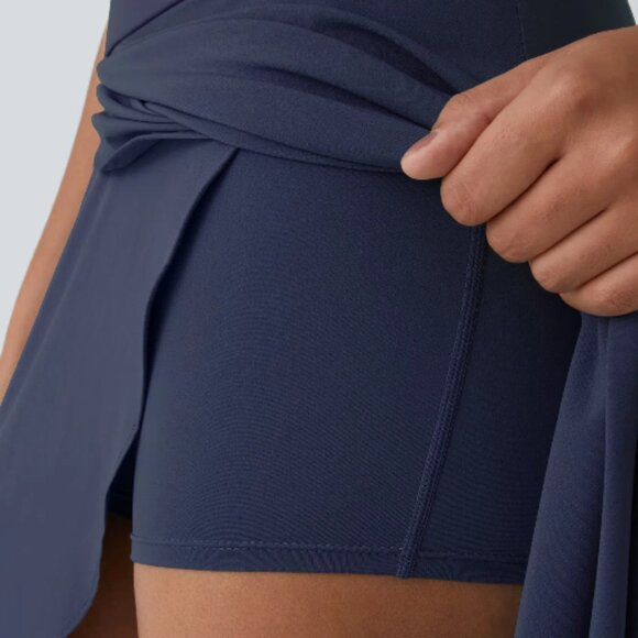 HALARA | Breezeful High Waist High Low 2-in-1 Flowy Maxi Skirt Skort | Sz. M - Picture 7 of 14